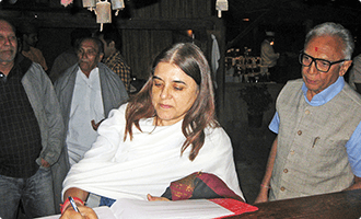 Mrs. Maneka Gandhi (Union Cabinet Minister of India)